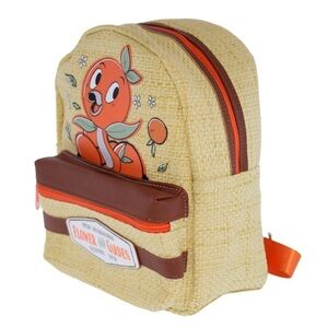 NWT Disney Parks Orange Bird Flower and Garden Festival Mini Backpack